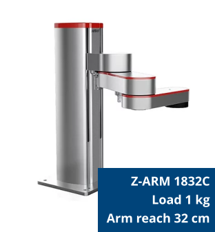 Z-ARM 1832C Load 1 kg Arm reach 32 cm