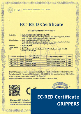 EC-RED Certificate GRIPPERS